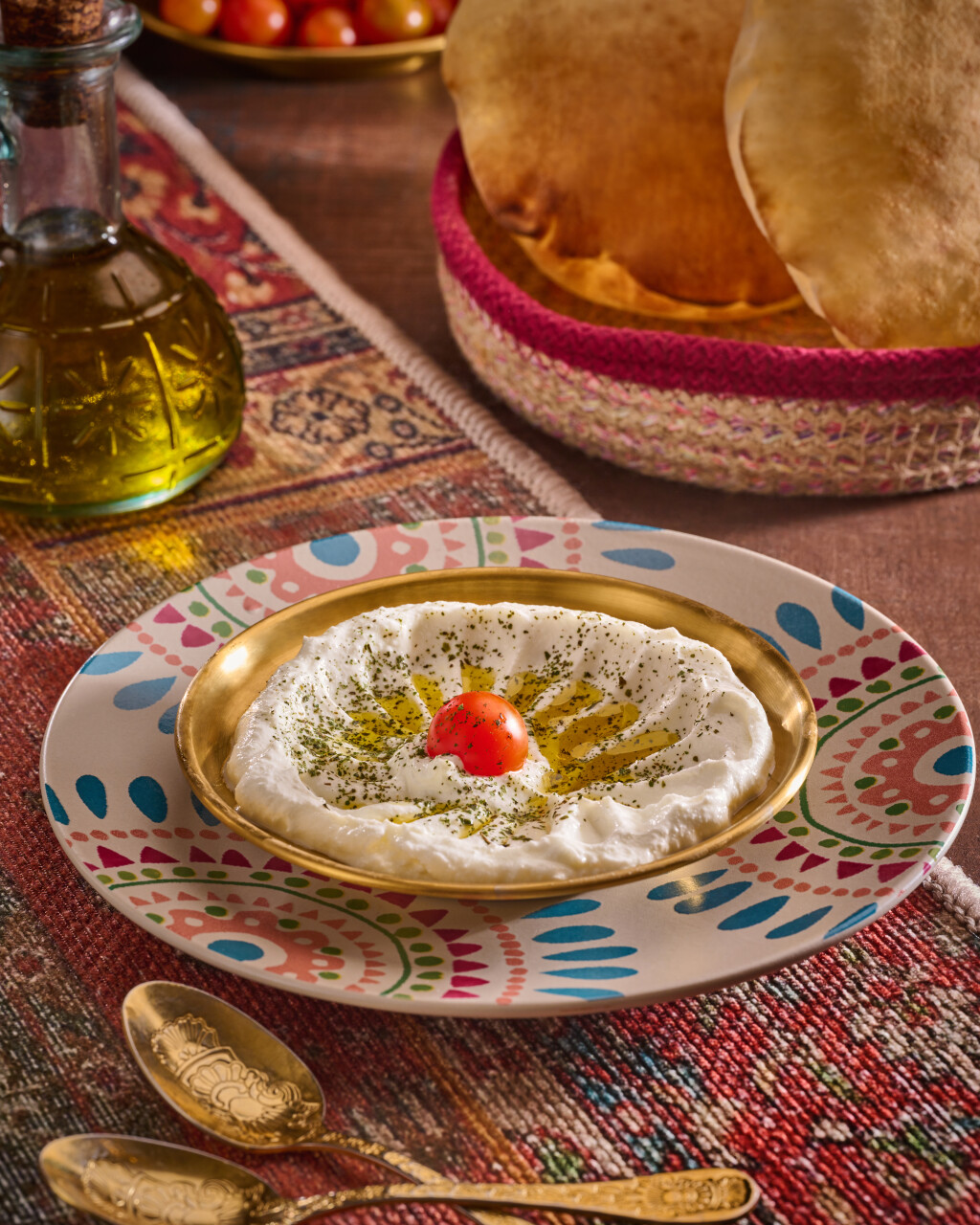 طبق لبنة